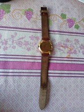 Orologio d'oro Pryngeps uomo con cinturino in pelle di vera lucertola