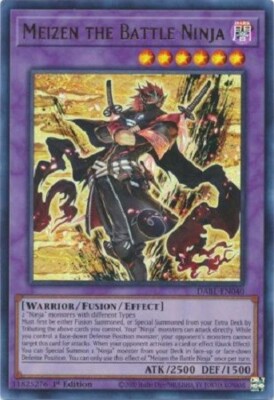 MEIZEN THE BATTLE NINJA *** 1ST EDITION ULTRA RARE DABL-EN040