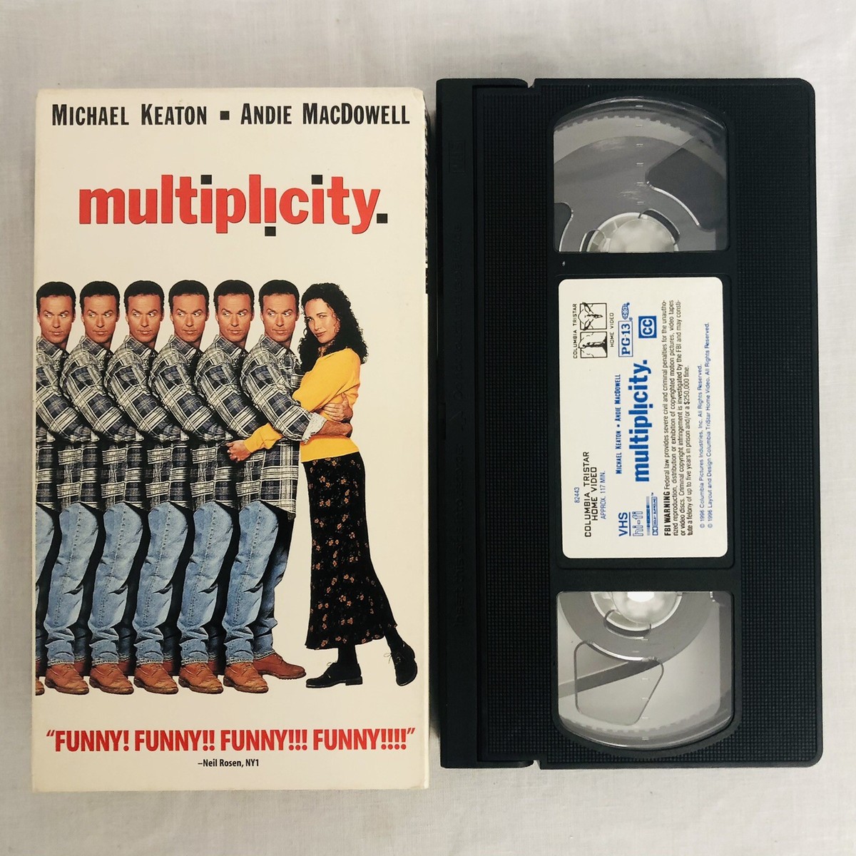 Multiplicity (VHS, 1996) Michael Keaton PF 43396824430| eBay