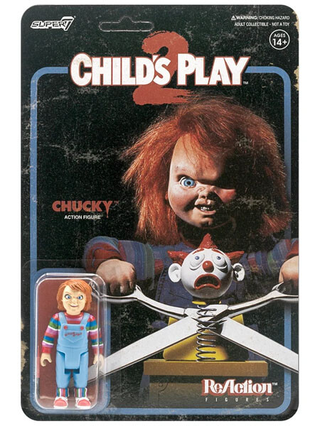 Super 7 Child's Play 2 Evil Chucky ReAction 3.75 Inch Action