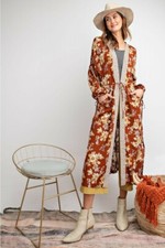 Women's Long Boho Kimono Kaftan SIZE SMALL