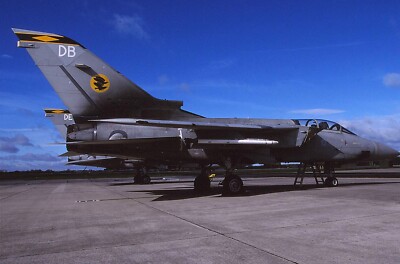 Original colour slide Tornado F.3 ZE200/DB of 11 Sqdn. Royal Air Force