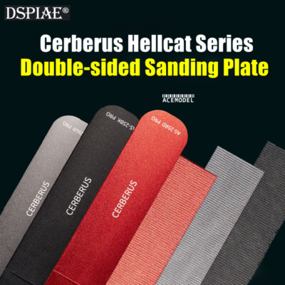 DSPIAE Cerberus Aluminum Alloy Hand Held Sanding Pads for Gundam Model Tools