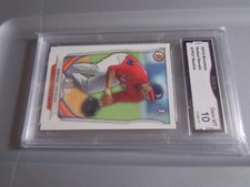 Rafael Devers GEM MINT 1st Bowman 2014 Bowman #TP-37 GMA 10 Boston Red Sox
