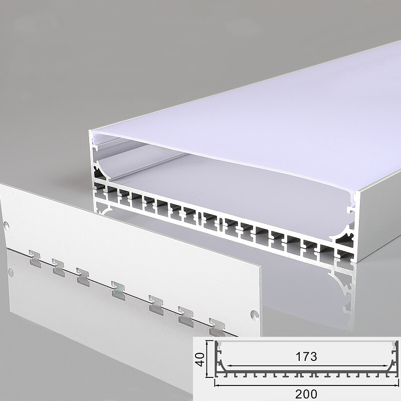 10pcs LED Strip Light Channel 2M each Aluminum Profile Channel Holder U ...