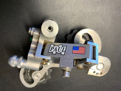 Paul Component Schaltwerk Powerglide in Silber- Kult für Radsportfans