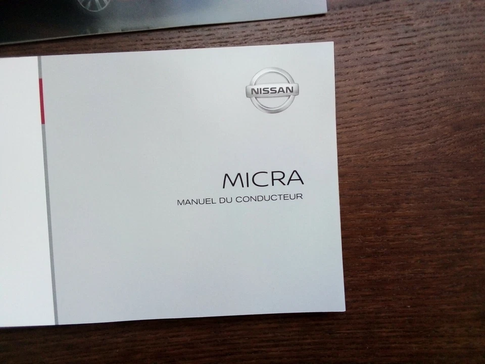 Notice Nissan Micra. 09/2020. Neuf.  - Photo 4/4