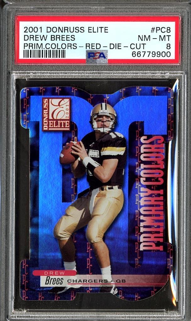 Drew Brees Donruss Elite Primary Colors #PC8 Primary Colors-Red