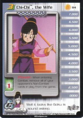 Chi-Chi, the Wife #114 Dragonball Z DBZ 2000 Score CCG NM | eBay UK