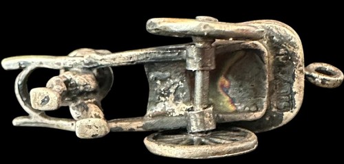 Vtg Rickshaw Charm Pendant With Articulating Parts Souvenir Asia - Bild 7 von 8