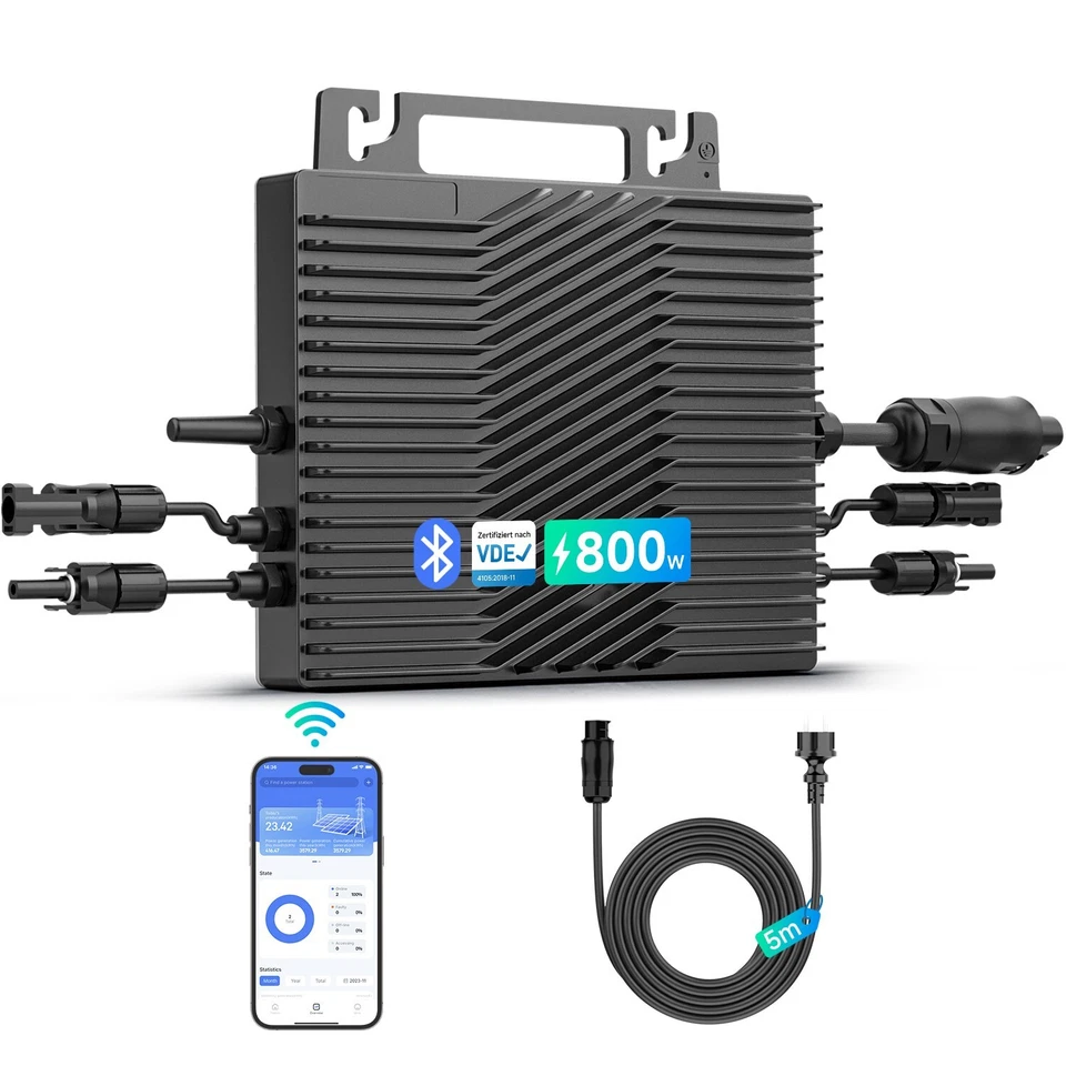 iRnergy Mikro-Wechselrichter 800W ，Balkonkraftwerk Photovoltaik Wechselrichter