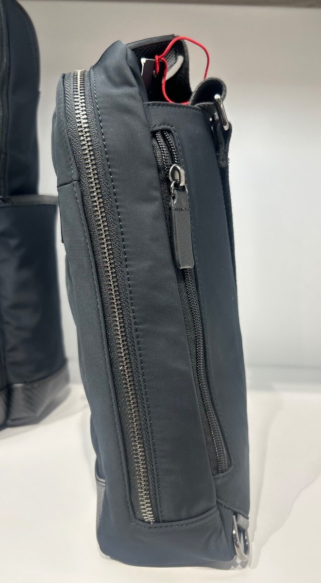 NEW Tumi RIDGEVIEW 12.25” Smooth Polyester Sling Crossbody - BLACK