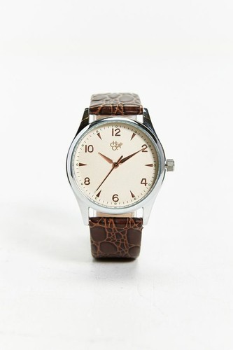 Swedish Designed ‘Rodgers Silver’ Quartz Watch Dark Brown Leather Strap RRP£46 - Picture 6 of 6