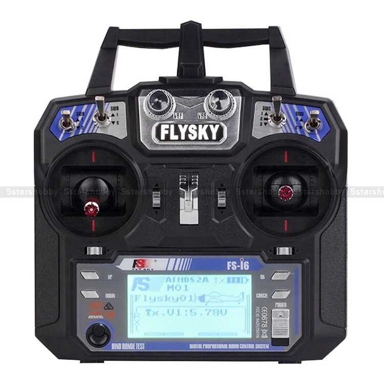 FLYSKY FS-i6 2.4G 6CH AFHDS Transmitter FS IA6B Receiver For RC Plane Helicopter - Image 3 of 4