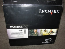 Lexmark 12A5845 Black High Yield Toner Cartridge OEM Genuine New Optra T T610