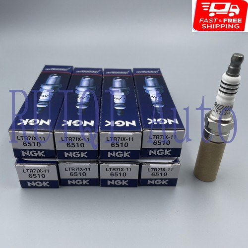 Bougies d'allumage 8 pièces NGK LTR7IX11 Iridium IX pour NGK 6510 LTR7IX-11 6510 Tune
