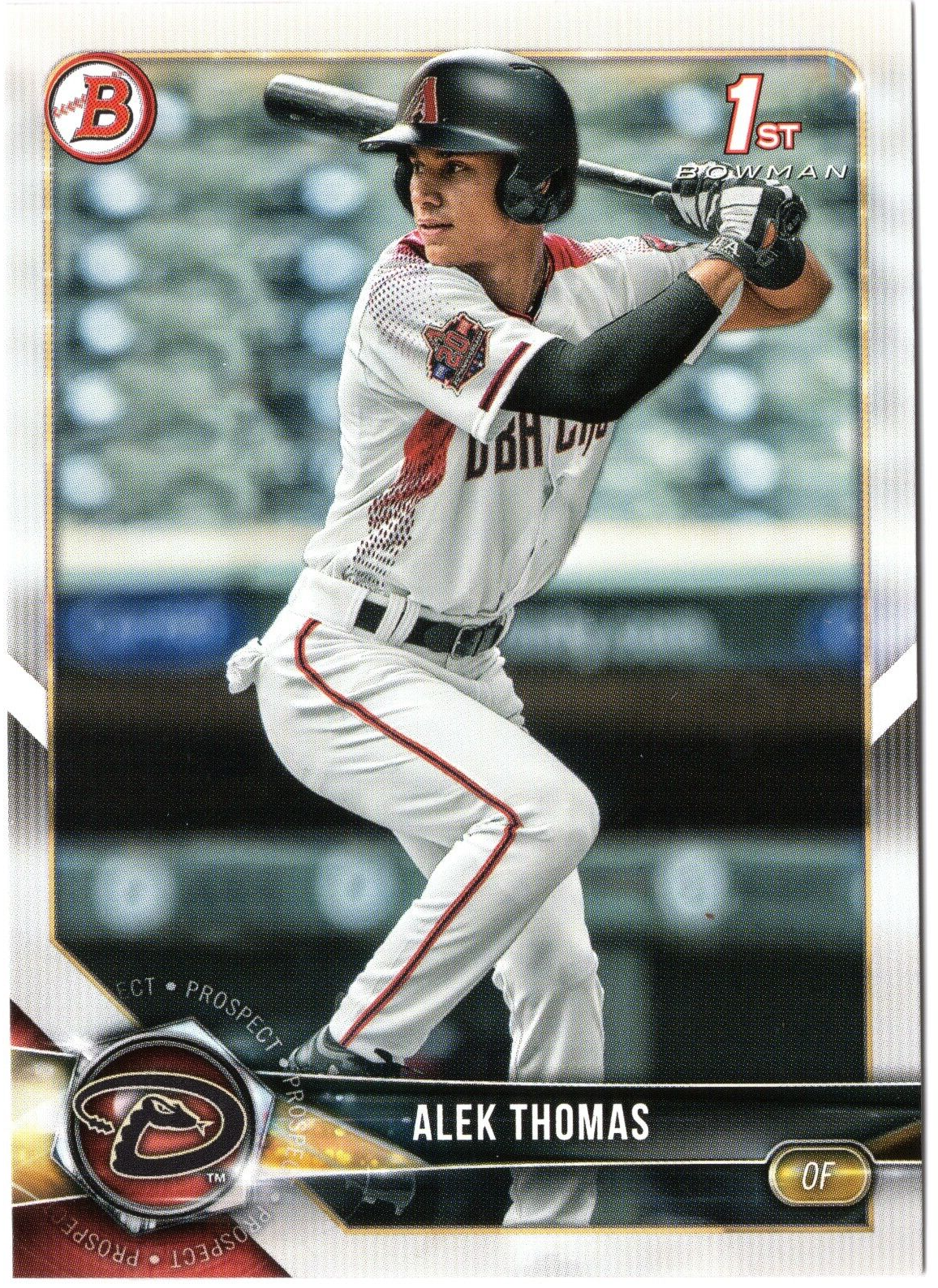 2018 Bowman 1st Prospects Alek Thomas #BD-155 Arizona Diamondbacks Rookie Card RC