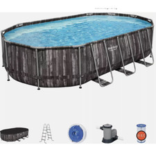 PISCINA C/TELAIO OVALE COM.610X366X122H 5611R