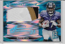 2015 15 PANINI SPECTRA BUCK ALLEN BLUE ROOKIE RADIANT AUTO JUMBO 4CL PATCH 21/50
