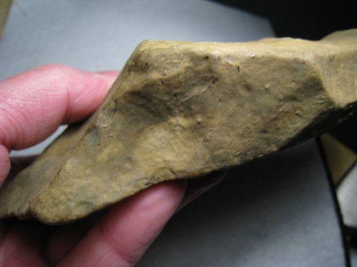 Ancient Stone Axe Implement Water Worn Chert Kansas City 602 Grams - Picture 13 of 24