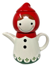 Little Red Riding Hood Stacking Small Teapot  Teacup Set