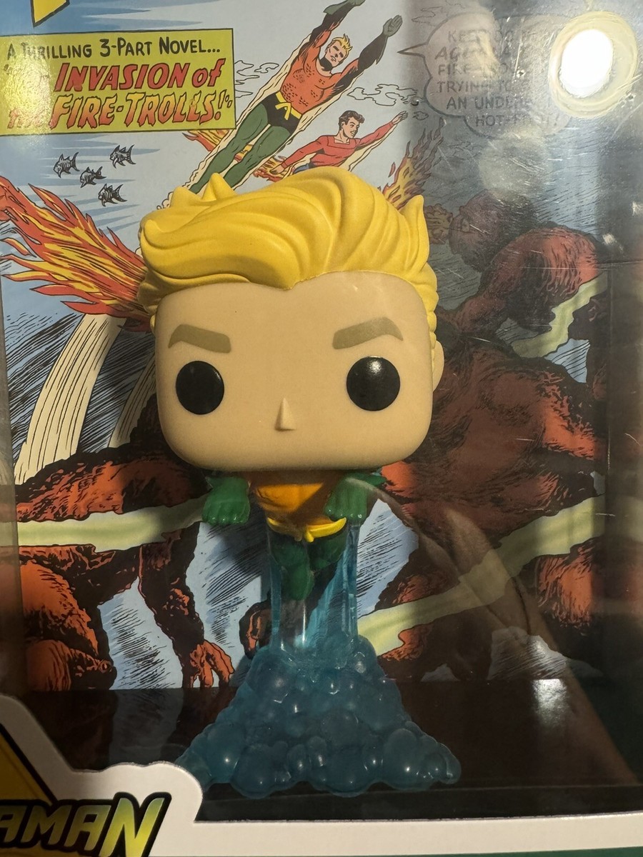 Funko pop! コミックカバー アクアマン フィギュア 13 🚨Funko Pop! Comic Book Cover with case: DC Comics - Aquaman