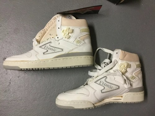 Nueva edición Taiwán Años 80 Etonic Hakeem Olajuwon The Dream Tenis de baloncesto Deadstock - Imagen 12 de 12
