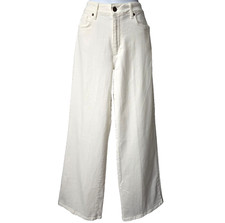 J Peterman Straight Leg Jeans 4 29 Stretch High Waist Ivory White Denim Vintage