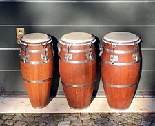 Conga, Quinto, Tumba, original handgearbeitet, Eiche (Bauj.c.1960), super Sound!