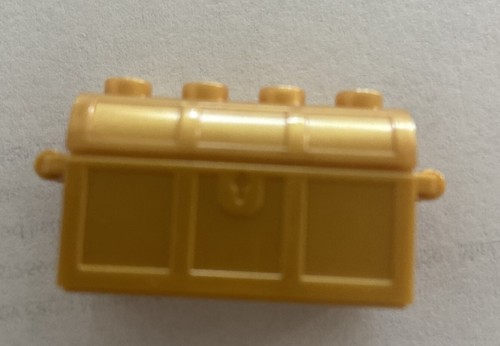 LEGO Pirate / Fantasy Castle Metallic Gold Treasure Chest 4738ac01 Atlantis 6243 - 第 1/7 張圖片