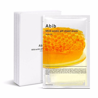 Abib Mild Acidic pH Sheet Mask Honey Fit 10 Sheets, Nourishing, Kbeauty, sample