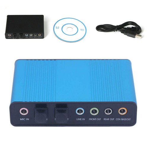 Optical External 6 Channel 5.1 Audio Output Adapter Sound Card USB SPDIF - Picture 17 of 21