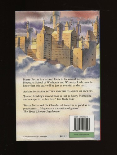 Rowling, J.K.: Harry Potter and the Chamber of Secrets HB/DJ 1st/Early Canadian - Picture 2 of 5