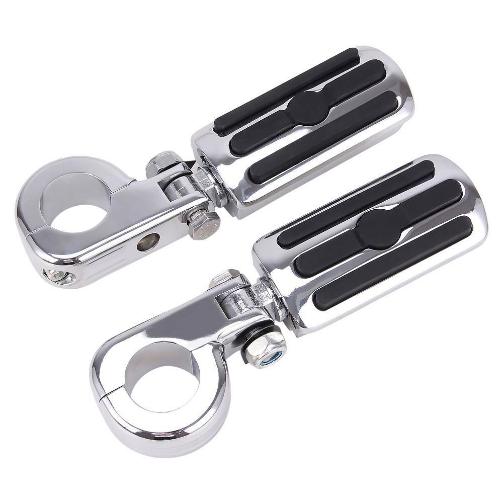 1.25" Motorcycle Highway Foot Pegs Footrest For Harley Touring Road King Glide