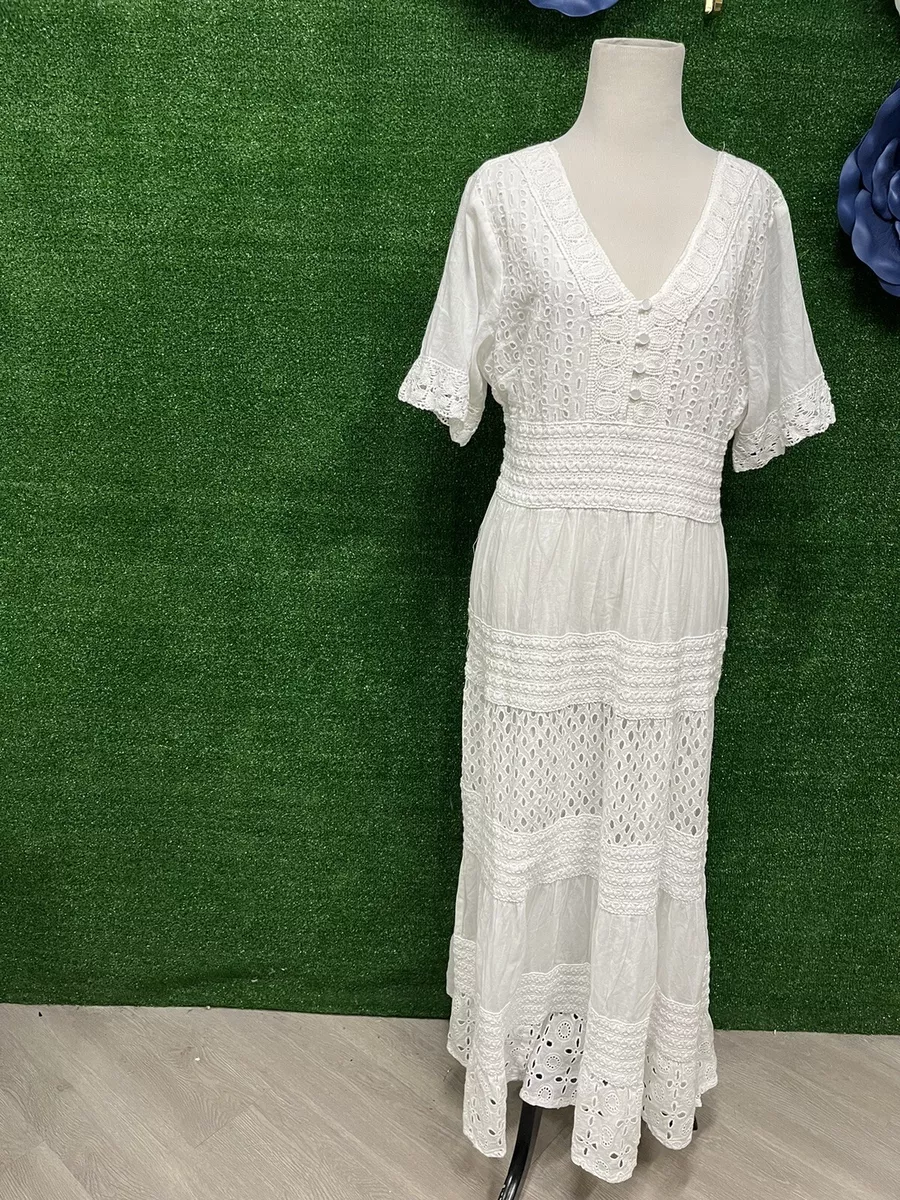Me 2 Magic White Long Maxi Dress Fits Like A Large