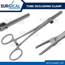 TUBE Occluding Clamp Forceps with Guard 7.25" Stainless Steel German Grade
