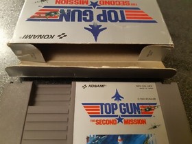 top gun the second mission nintendo nes en boite sans notice PAL A UKV 🇬🇧