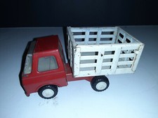 VINTAGE JAPAN PRESSED STEEL / TIN 4 1/4" DUMP TRUCK