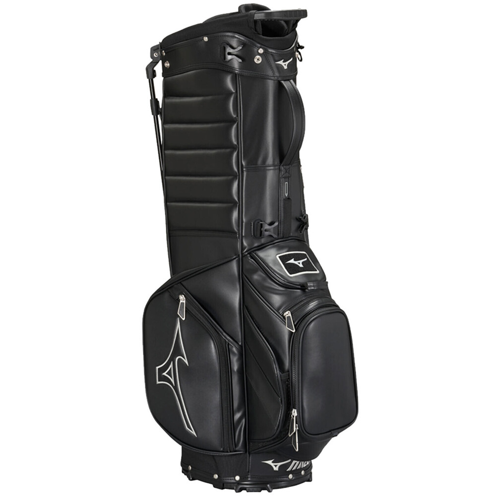 MIZUNO TOUR STAND GOLF CARRY BAG / 6 WAY PREMIUM PU LEATHER MIZUNO TOUR STAND GOLF CARRY BAG / 6 WAY PREMIUM PU LEATHER