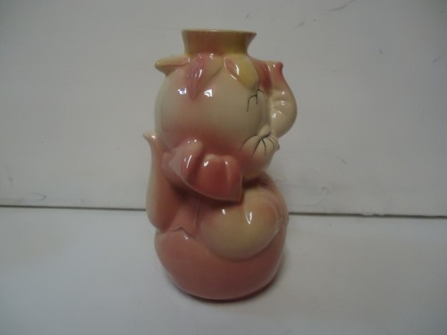 1950's LEEDS USA pink elephant decanter - Picture 3 of 7