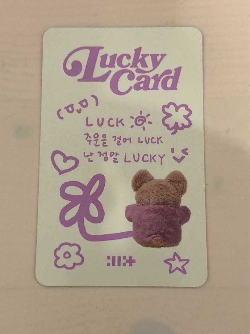 ILLIT MOKA SUPER REAL ME Lucky Card Photocard PC Photo card Kpop