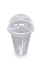 Reusable Milkshake Smoothie Cups Lids | 12oz 16oz | Party Juice Slush Drinks UK