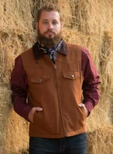Wyoming Traders Mens Cody Canvas Concealed Carry Vest