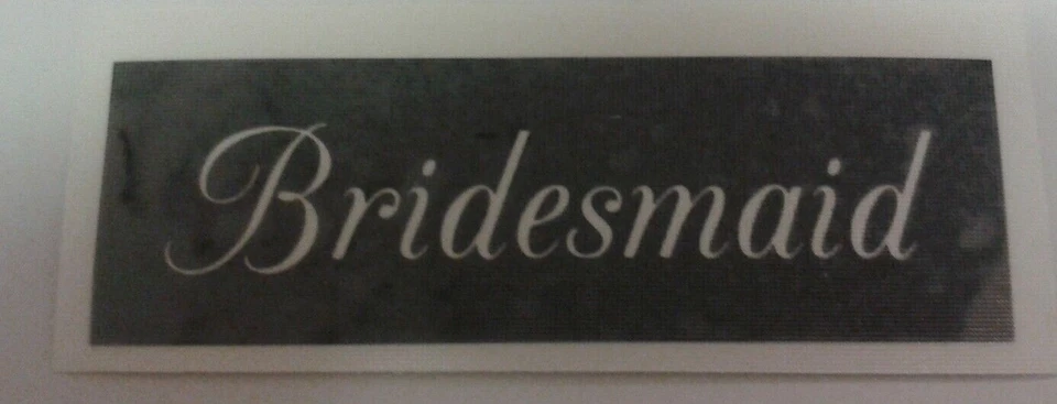 Plantillas de palabra dama de honor para grabado en vidrio favor regalo de boda artesanía