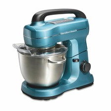 Hamilton Beach Stand Mixer 7 Speeds 300 Watts Hands Free Mixing Blue 63393
