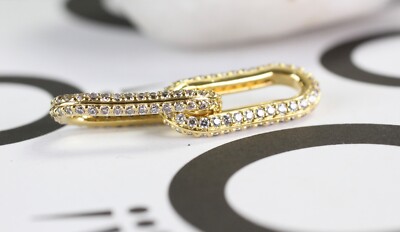 Pandora ME Pavé Styling-Doppellink 14K vergoldet Metall 769660C01 Zirkonia F3-PV