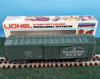 Nice Lionel Budweiser Beer Reefer Car O/O27 Gauge #6-5704 With Box
