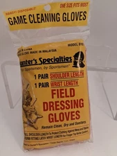 Hunters Specialties Field Dressing Gloves, 1 Shoulder Length & 1 Wrist Length