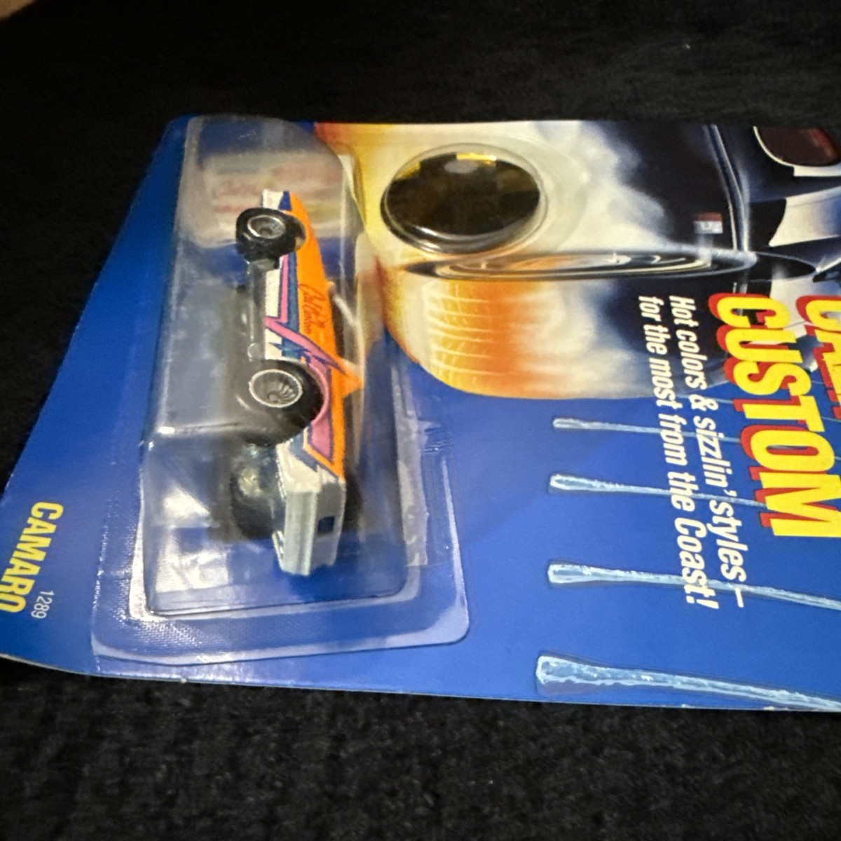 Hot Wheels 1989 California Custom Blown Chevy Camaro Z28 #1289