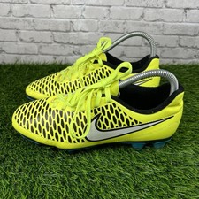 Nike Magista Orden FG Volt/Blue Lagoon-Black-White 658569-700 Women's Size 7.5